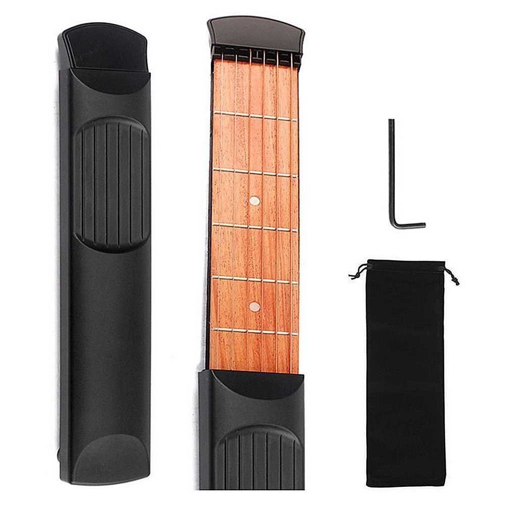 RocksterTek™ Porta-Guitar Neck Pocket Guitar Portable for Acoustic Guitar Practice